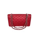 Chanel Classic Flap Medium Bag in Quilted Caviar Leather